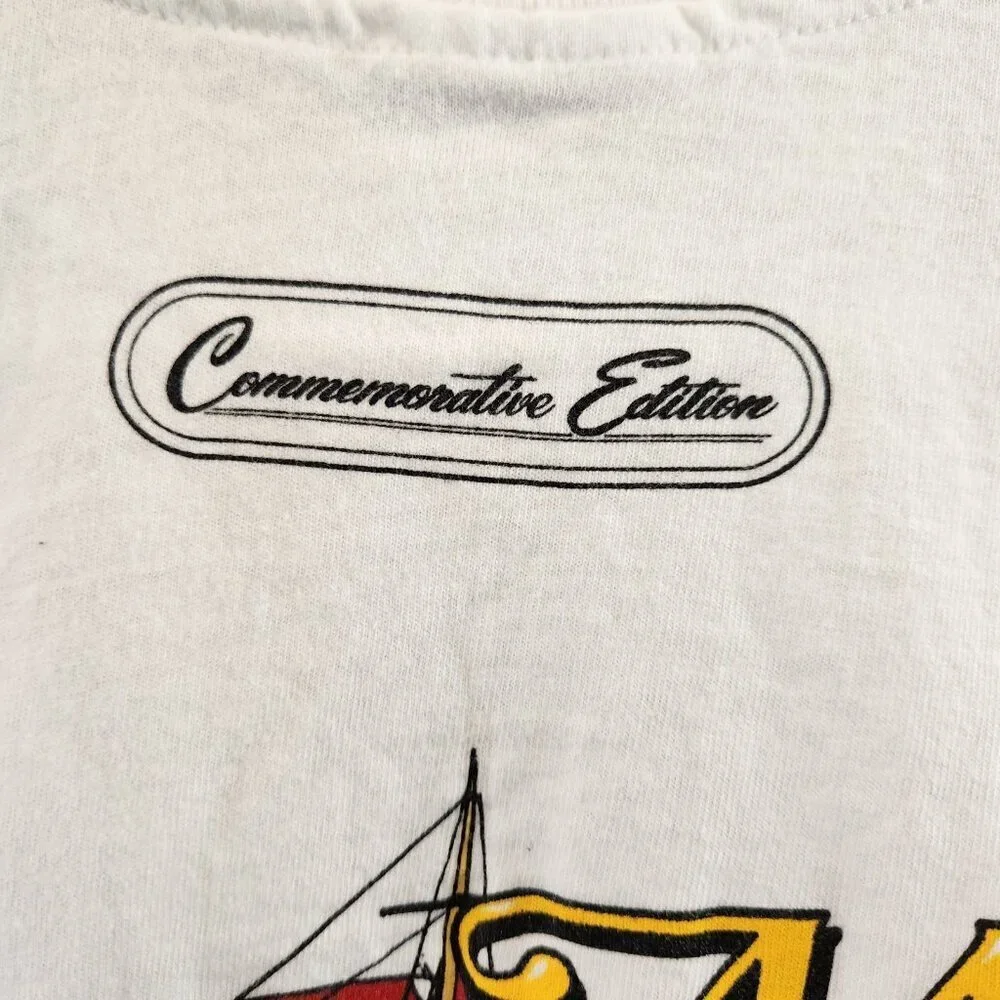 1992 Queen Mary Long Beach T-Shirt Audience with the Queen Hanes Mens Size Med - Picture 8 of 13